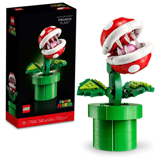 LEGO Super Mario Piranha Plant Building Sets for Adults - Mario Collectible for Men & Women, Ages 18+ Years - Gift for Birthdays - Bedroom, Home Office, or Book Shelf Decor - 71426 🍁 All In One Marketplace Canada - PTC Collectibles