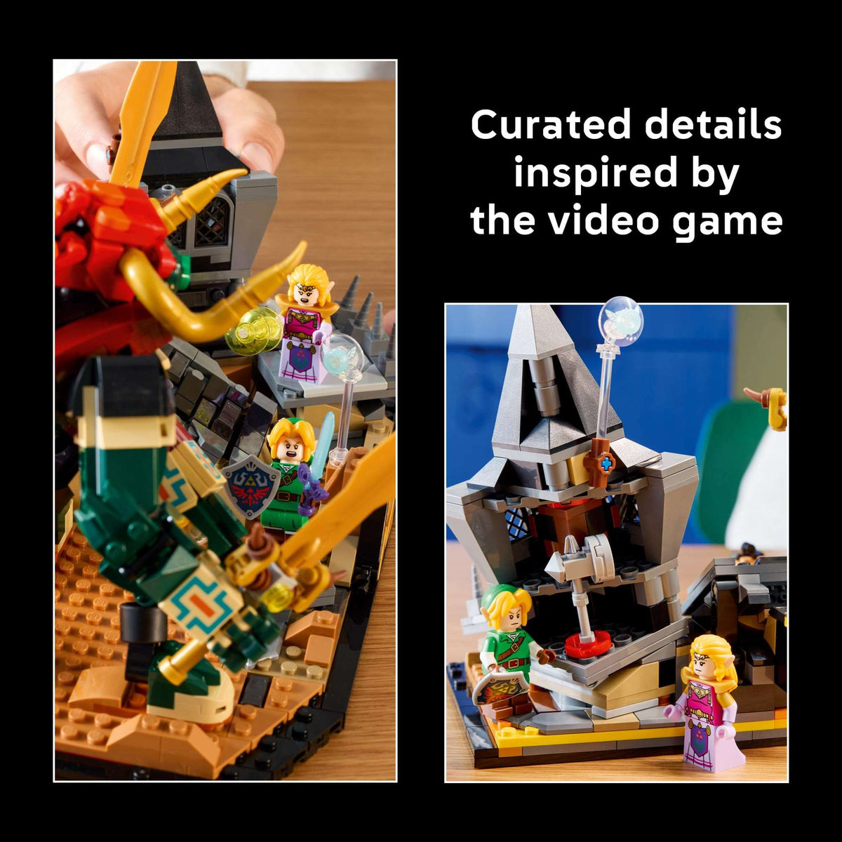 LEGO The Legend of Zelda: Ocarina of Time – The Final Battle - Building Set for Adults, Ages 18+ - Nintendo Collectible with Link & Zelda Minifigures - Bedroom or Game Room Decor - 77093 🍁 All In One Marketplace Canada - PTC Collectibles
