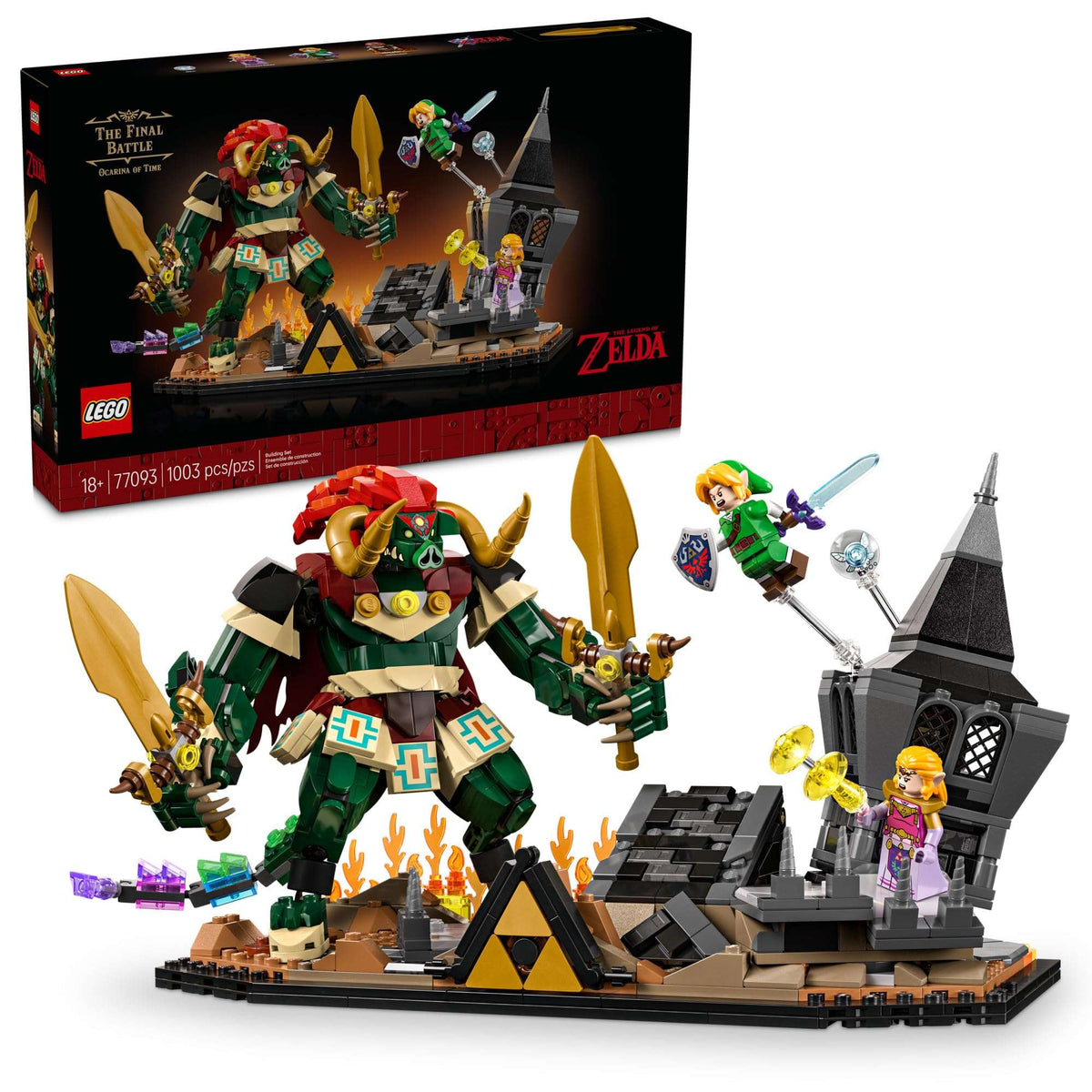 LEGO The Legend of Zelda: Ocarina of Time – The Final Battle - Building Set for Adults, Ages 18+ - Nintendo Collectible with Link & Zelda Minifigures - Bedroom or Game Room Decor - 77093 🍁 All In One Marketplace Canada - PTC Collectibles