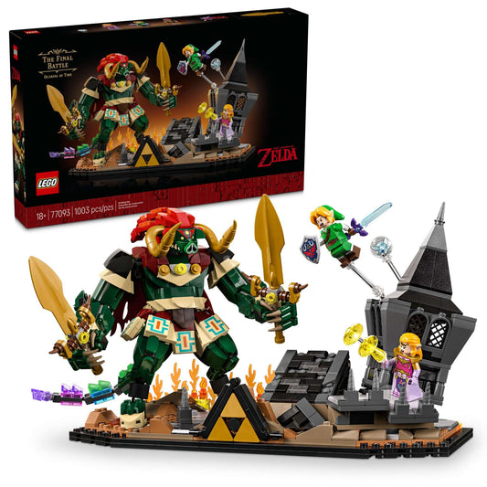 LEGO The Legend of Zelda: Ocarina of Time – The Final Battle - Building Set for Adults, Ages 18+ - Nintendo Collectible with Link & Zelda Minifigures - Bedroom or Game Room Decor - 77093 🍁 All In One Marketplace Canada - PTC Collectibles