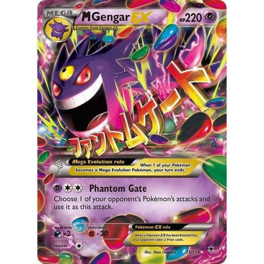 M Gengar EX (35/119) (PHF) - PTC Collectibles