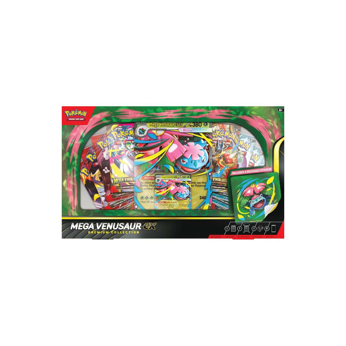 Pokémon TCG: Mega Venusaur ex Premium Collection - Premier Trading Cards