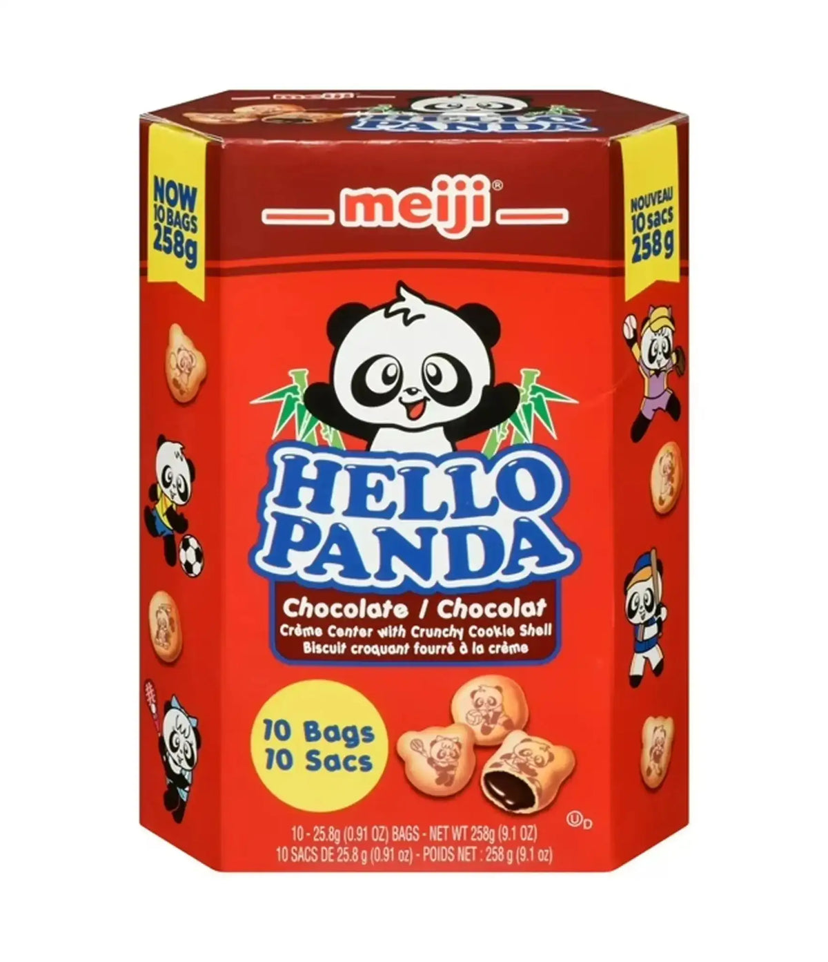Meiji - Hello Panda Biscuits with Chocolate Flavored Filling 258g - PTC Collectibles