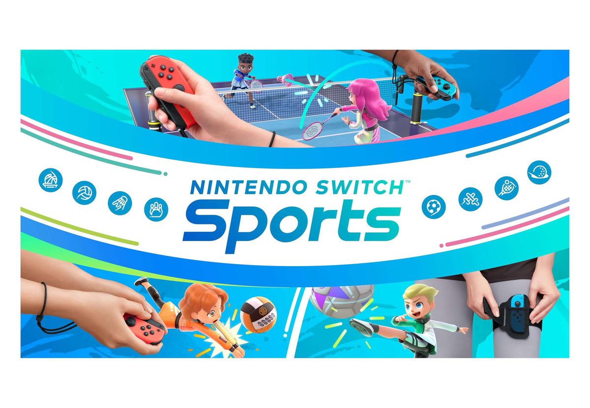 Nintendo Switch with Switch Sports + Leg Strap Bundle - Nintendo Switch Sports Bundle Edition 🍁 All In One Marketplace Canada - PTC Collectibles