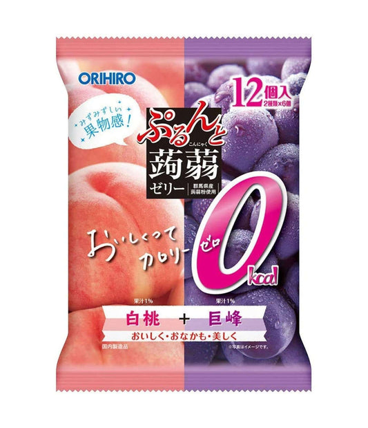 Orihiro - Konjac Jelly (Peach & Grape) 216g - PTC Collectibles