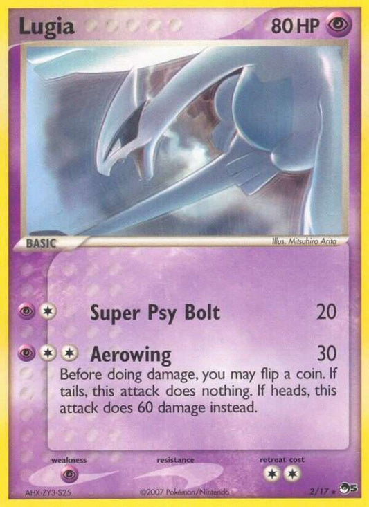 Lugia Holo #2 - Pokemon POP Series 5 - Premier Trading Cards