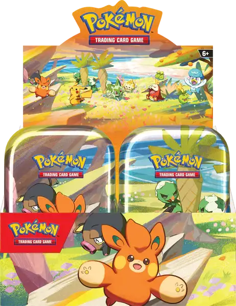 Pokemon Paldea Friends Mini Tin Display
