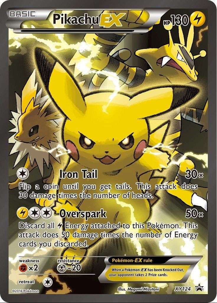 Pikachu EX - XY124 (XY124) (PR) - PTC Collectibles