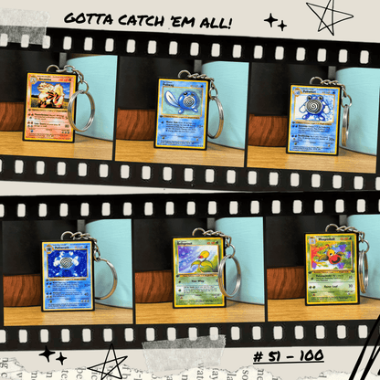 Pokemon Card Keychains (51-100)