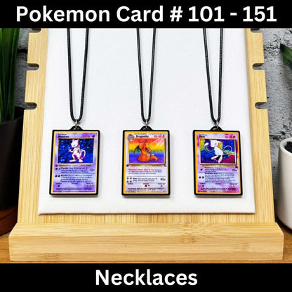 Pokemon Card Necklace (101-151)
