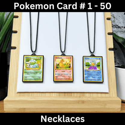 Pokemon Card Necklaces (1-50)