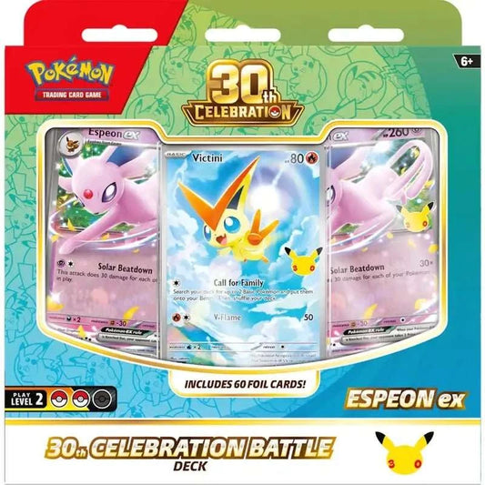 Pokemon TCG: 30th Celebration Battle Deck - Espeon (PRE-ORDER) - PTC Collectibles