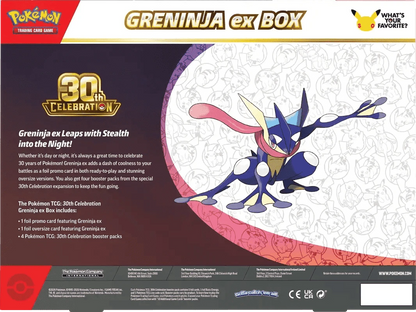 Pokemon TCG: 30th Celebration Greninja ex Box (PRE-ORDER) - PTC Collectibles