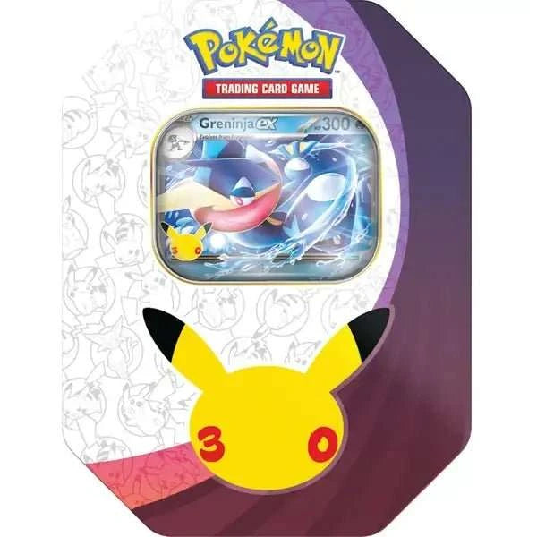 Pokemon TCG: 30th Celebration Greninja ex Tin (PRE-ORDER) - PTC Collectibles