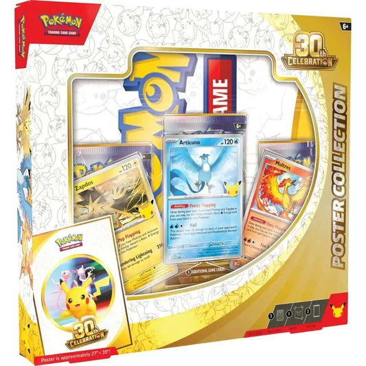 Pokemon TCG: 30th Celebration Poster Collection Box (PRE-ORDER) - PTC Collectibles