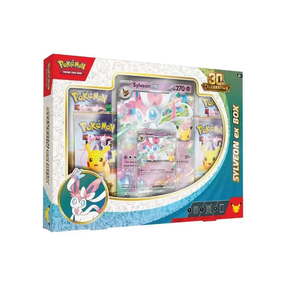 Pokemon TCG: 30th Celebration Sylveon ex Box (PRE-ORDER) - PTC Collectibles