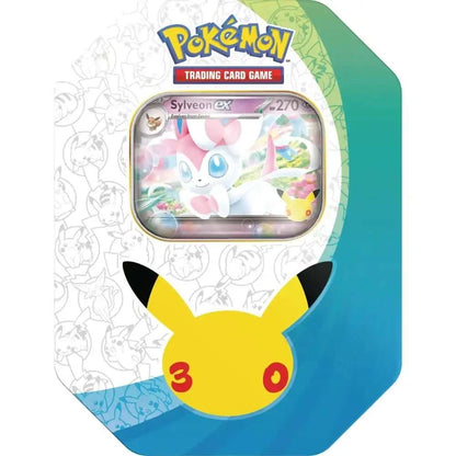 Pokemon TCG: 30th Celebration Sylveon ex Tin (PRE-ORDER) - PTC Collectibles