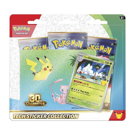 Pokemon TCG: 30th Celebration Tech Sticker Collection (Alolan Exeggutor) (WAVE 2 PRE-ORDER) - PTC Collectibles