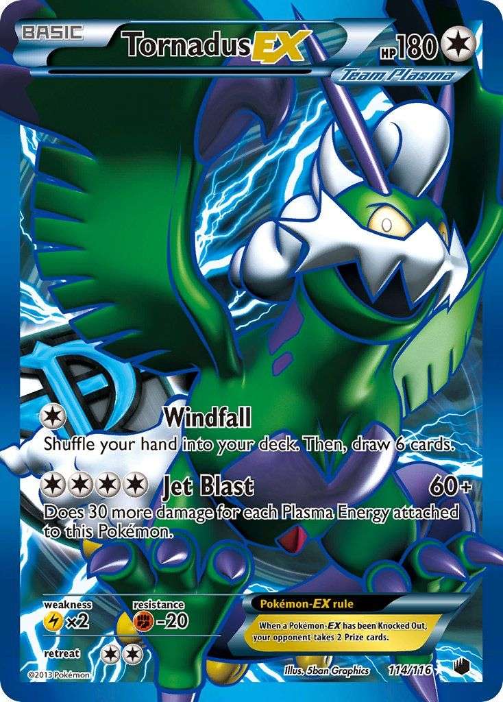 Pokémon - Tornadus EX Full Art (114/116) - PTC Collectibles