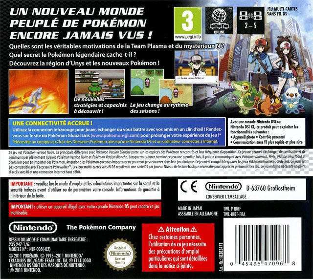 POKÉMON VERSION NOIRE - PTC Collectibles