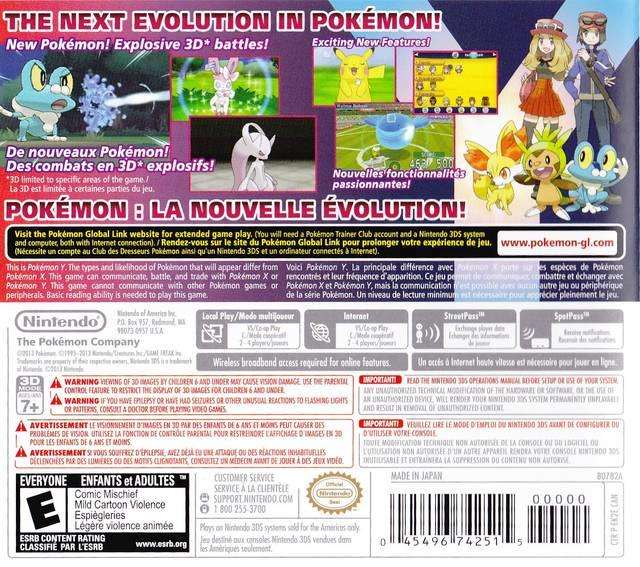 Pokémon Y - PTC Collectibles