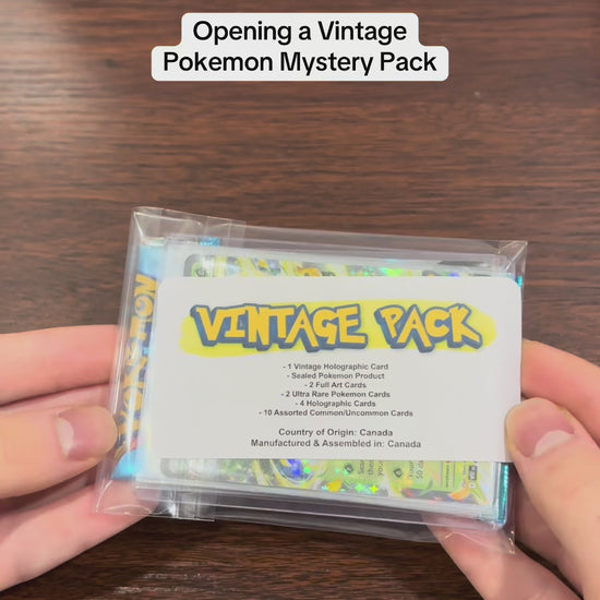 Pokemon VINTAGE Mystery Pack! (1995-2026 Pokémon TCG).