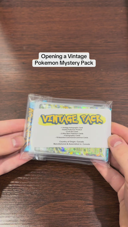 Pokemon VINTAGE Mystery Pack! (1995-2026 Pokémon TCG).
