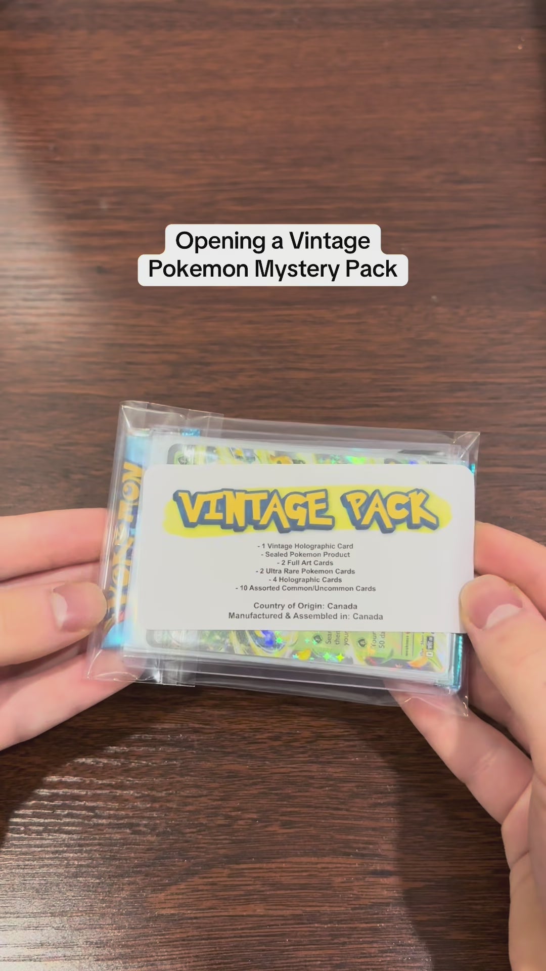 Pokemon VINTAGE Mystery Pack! (1995-2026 Pokémon TCG).