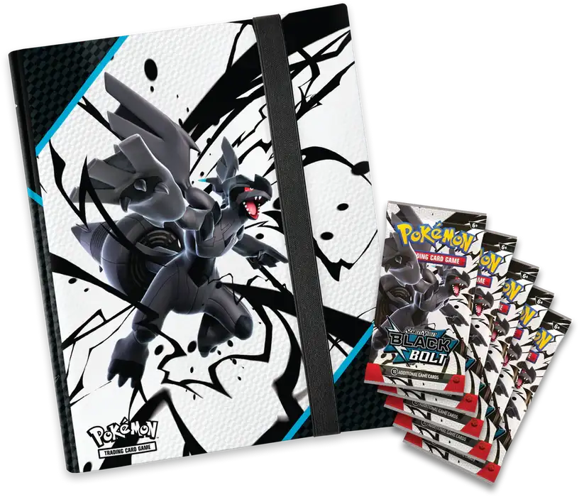 Pokémon TCG: SV10.5 Black Bolt Binder Collection - Premier Trading Cards