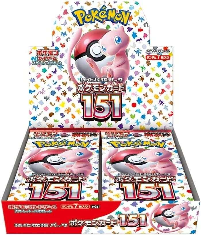 Pokemon TCG Scarlet & Violet 151 BOX sv2a (Japanese) - Premier Trading Cards