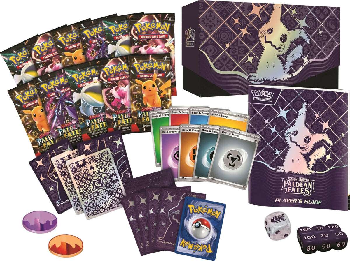 Pokemon Paldean Fates Elite Trainer Box - Premier Trading Cards