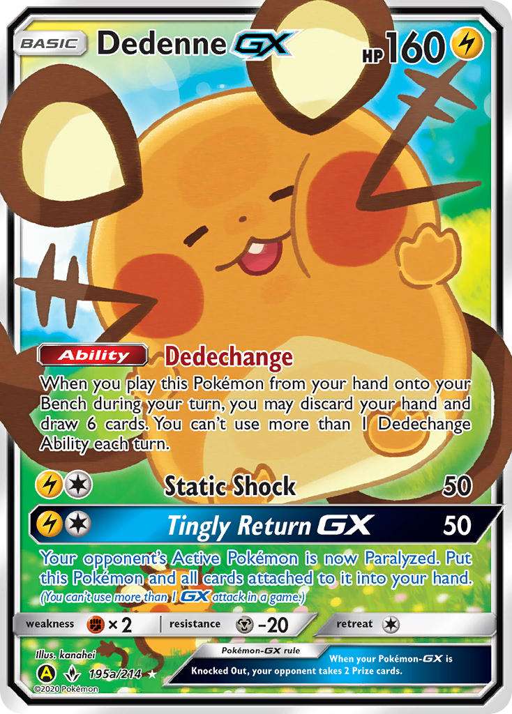 Dedenne GX - 195a/214 - Alternate Art Promos - Pokemon - Premier Trading Cards