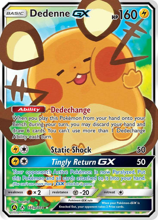 Dedenne GX - 195a/214 - Alternate Art Promos - Pokemon - Premier Trading Cards