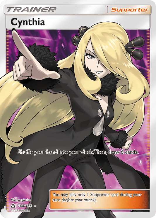 Pokemon Ultra Prism - Cynthia 148/156 - Full Art Trainer - Premier Trading Cards