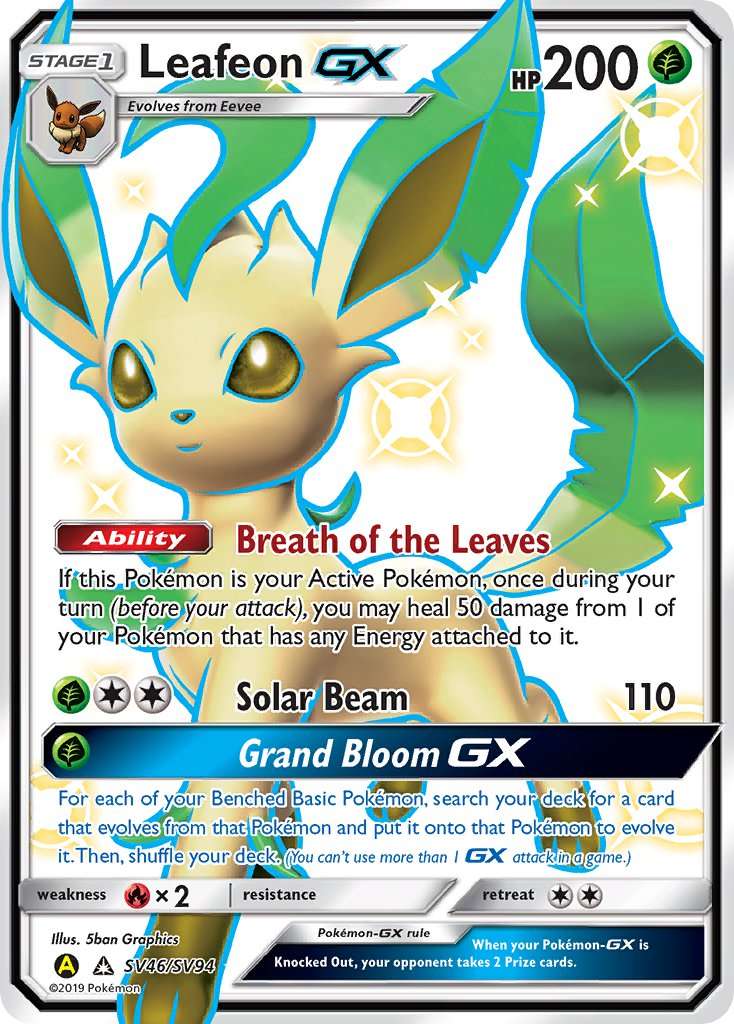 Pokémon - Leafeon GX Full Art (SV46/SV94)