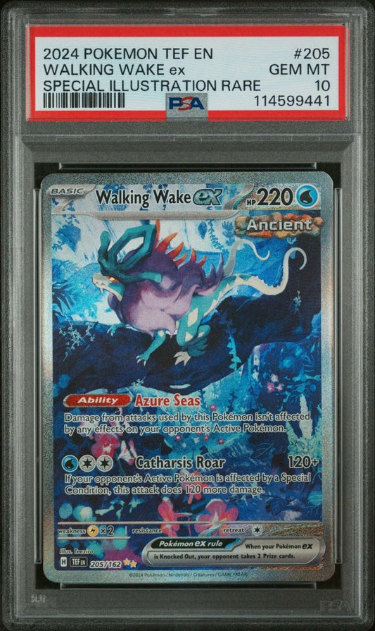 Walking Wake ex - 205/162 - Special Illustration Rare - Temporal Forces - PSA 10 - PTC Collectibles