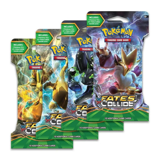 Pokémon Fates Collide booster packs, collectible trading card game, PTC Collectibles