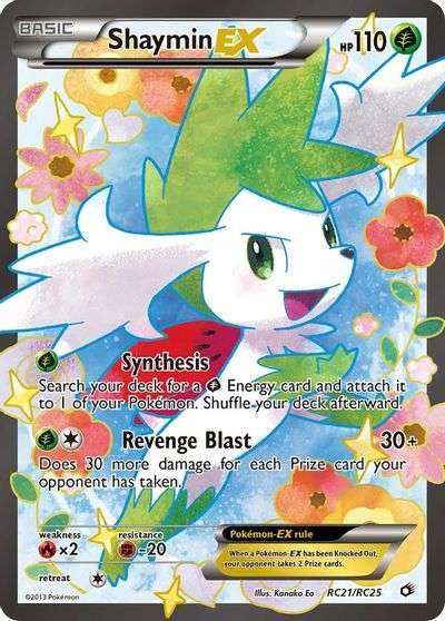 Shaymin EX - RC21/RC25 - Full Art Ultra Rare - Premier Trading Cards