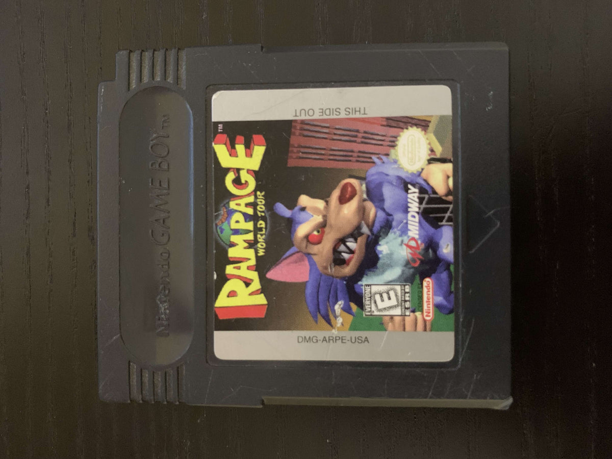 Rampage World Tour - GameBoy Game - Premier Trading Cards