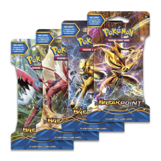 Pokémon Breakpoint booster packs, collectible trading card game, sold by PTC Collectibles