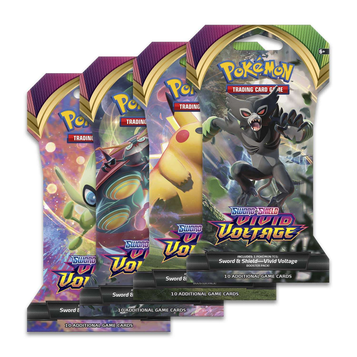 Sword & Shield Vivid Voltage - Pokémon Booster Pack - Premier Trading Cards