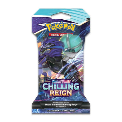 Pokémon TCG Sword & Shield Chilling Reign booster pack collectible trading cards