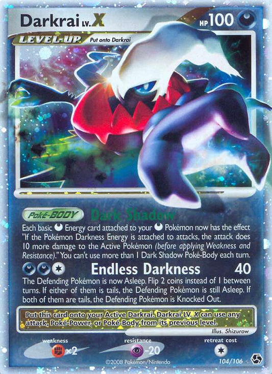 Darkrai Lv. X - 104/106 - Ultra-Rare - Premier Trading Cards