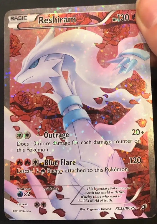 Reshiram - RC22/RC25 - Full Art Ultra Rare - Premier Trading Cards